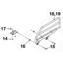 SHOULDER BOLT-RAIL MOUTNING